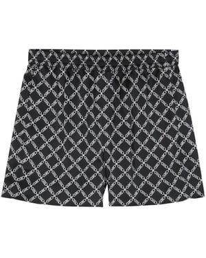 MICHAEL Michael Kors Pantalones cortos Empire con logo - Negro