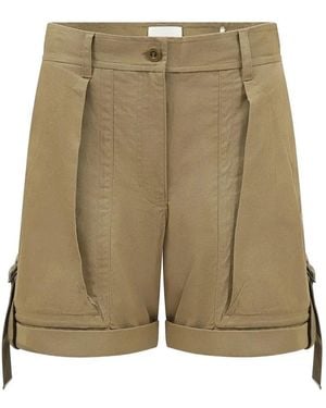 Isabel Marant Boniza Panelled D-Ring Shorts - Green