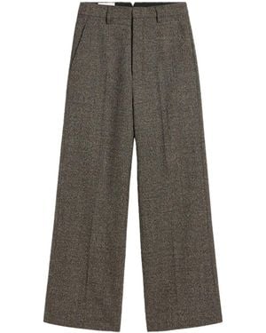 Ami Paris Large-Fit-Hose Braun - Grau