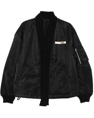 Applied Art Forms Logo-Patch Jacket - Black