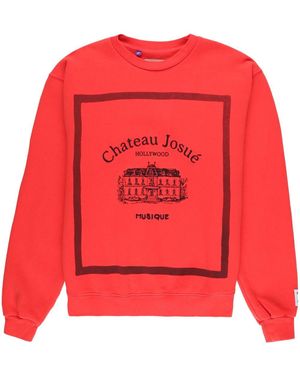 GALLERY DEPT. Musique Crew-neck Sweatshirt - Red