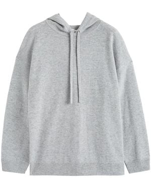 Chinti & Parker Gebreide Hoodie - Grijs