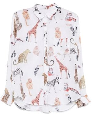Rails T-Shirt À Motif Amimalier - Blanc