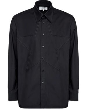 MM6 by Maison Margiela Cotton Shirt - Blue
