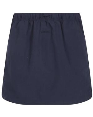 Fear Of God Micro-Rok Van Zijdeblend - Blauw