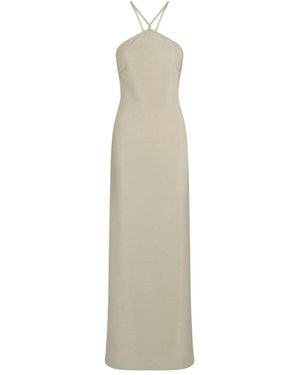 KARL LAGERFELD Halterneck Beach Dress - White