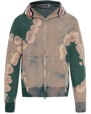 A Bathing Ape Tie-Dye Pattern Hoodie - Green