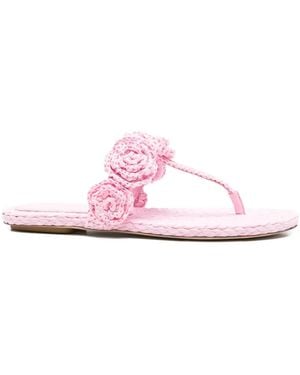 Stuart Weitzman Sandali Magnolia Con Decorazione - Rosa
