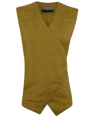 Cortana Elena Wrap-Style Vest - Green