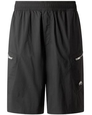 Moose Knuckles Pantalones Cortos Con Detalle De Cremallera - Gris