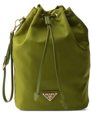 Prada Re-Nylon Pouch - Green