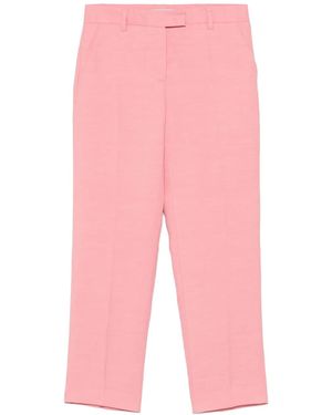Alberto Biani Slub-Textured Trousers - Pink