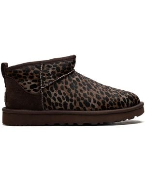 UGG Classic Ultra Mini Caspian "Burnt Cedar" Boots - Brown