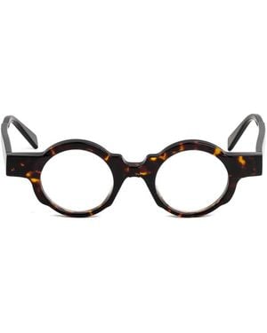 Kuboraum K32 Round-Frame Glasses - Black