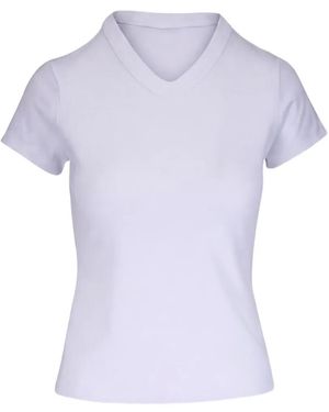 Veronica Beard Camiseta Devin Con Cuello En V - Morado