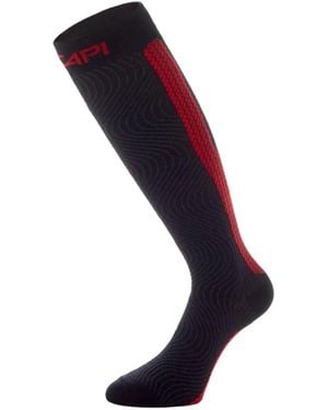 ACCAPI Chaussettes Nervurées À Logo - Black