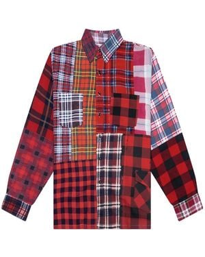 Needles Patchwork shirt - Rojo
