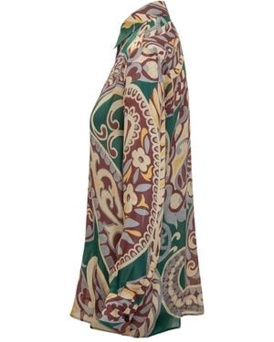 Etro Blouse Met Paisley-Print - Wit