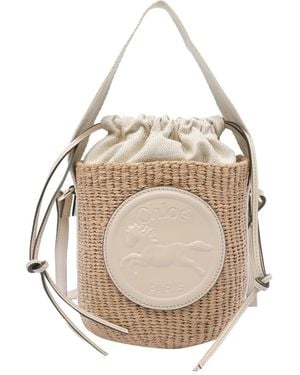 Chloé Borsa A Secchiello Woody - Neutro