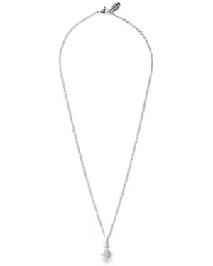 Vivienne Westwood Mayfair Small Orb Pendant Necklace - White