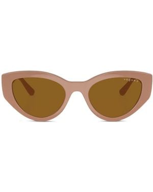 Vogue Eyewear Lunettes De Soleil À Monture Papillon - Marron