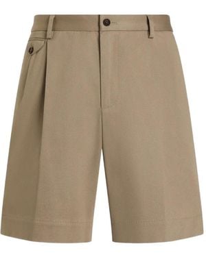 Dolce & Gabbana Cotton Bermuda Shorts - White