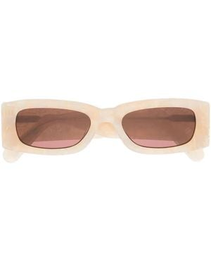 Gcds Rectangular Tinted Sunglasses - Pink
