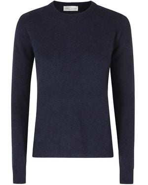 Roberto Collina Crew-Neck Long-Sleeve Sweater - Blue