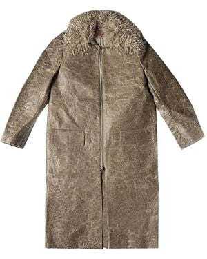 Eckhaus Latta Fond Jas - Bruin