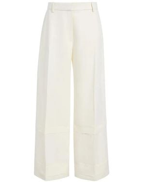 KHAITE Linden Trousers - White