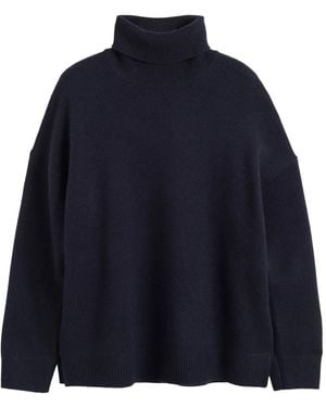 Chinti & Parker High-Neck Sweater - Blue
