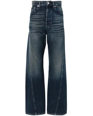 Lanvin Twisted Jeans - Blue
