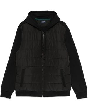 Hackett Quilted Knit Jacket - Black