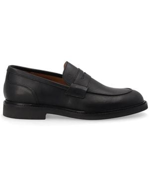Frau Leather Loafers - Black