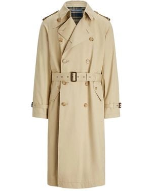 Polo Ralph Lauren Double-Breasted Trench Coat - Natural