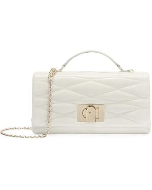 Furla 1927 Quilted Mini Bag - White