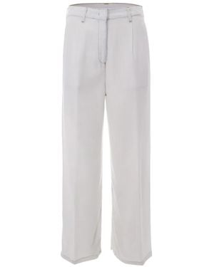 Patrizia Pepe Wide-Leg Jeans - White