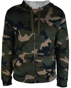 Valentino Garavani Camouflage Hoodie - Black