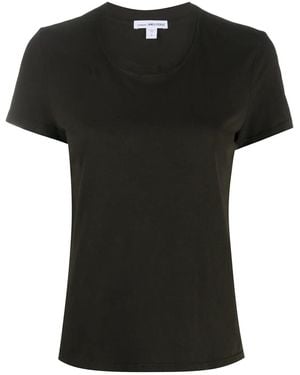 James Perse Short-Sleeve Fitted T-Shirt - Black