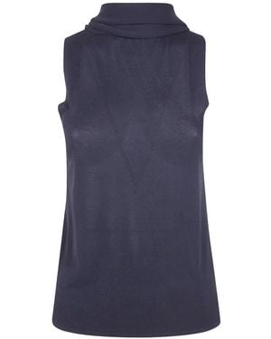 Alberta Ferretti Cape Shirt - Blue