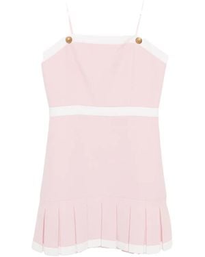Alice + Olivia Clarine Square Neck Dress - Pink