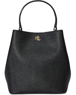 Ralph Lauren Small Reese Bucket Bag - Black