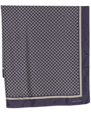 Tagliatore Foulard À Motif Géométrique - Grey