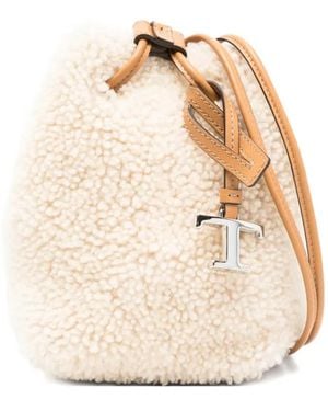 Tod's Bolso bombonera de pelo - Neutro