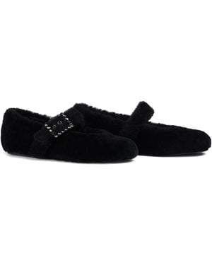 Le Silla Danielle Ballet Flats - Black