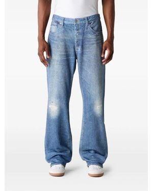 OTHER MATTERS DENIM Distressed Wide-Leg Jeans - Blue