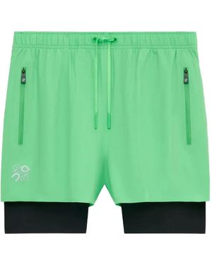 Loewe X On Sport-Shorts mit Reißverschluss - Grün