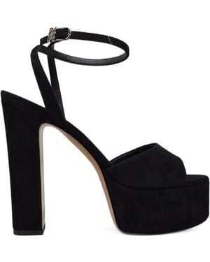 Casadei Ankle-Strap Platform Sandals - Black