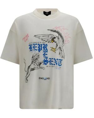 Represent Enemy Graphic-Print T-Shirt - Gray