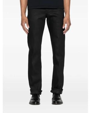 Naked & Famous Weird Guy Cobra Stretch-Selvedge Denim Jeans - Black